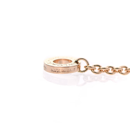 Bulgari 18K Rose Gold Mother of Pearl Carnelian BVLGARI BVLGARI Chain Bracelet 7 of 10