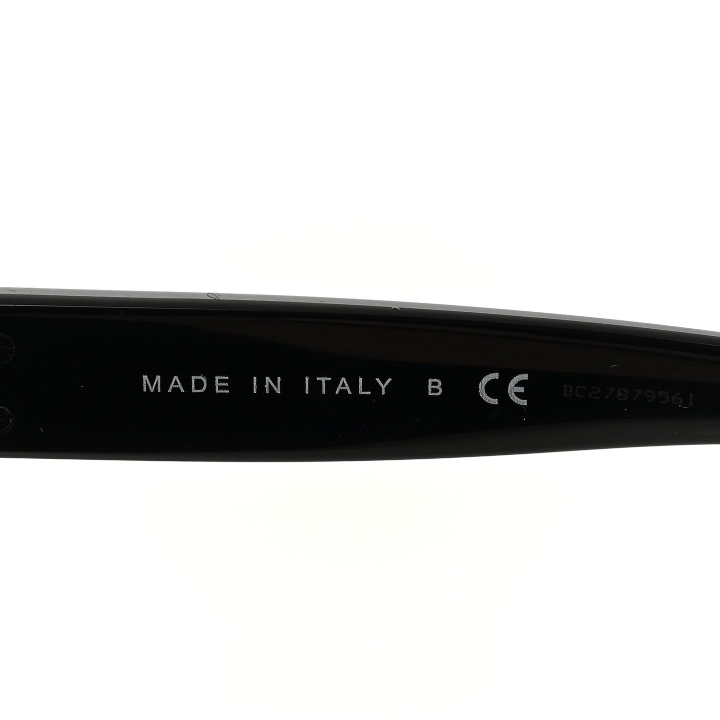 Acetate Strass Pilot Sunglasses 5467-B-A Black