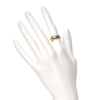 Cartier 18K Pink Yellow White Gold Les Must De Trinity Ring 48 4.5 2 of 5