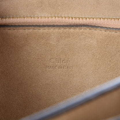 Chloe Suede Calfskin Medium Faye Shoulder Bag Tobacco 6 of 7