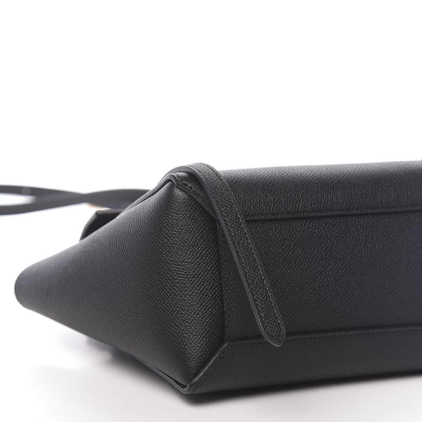 Grained Calfskin Nano Belt Bag Black