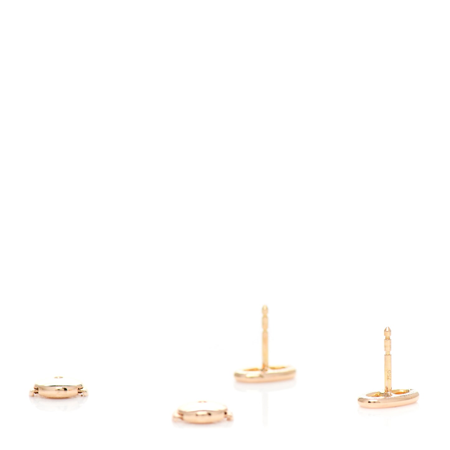 18K Rose Gold TPM Farandole Stud Earrings