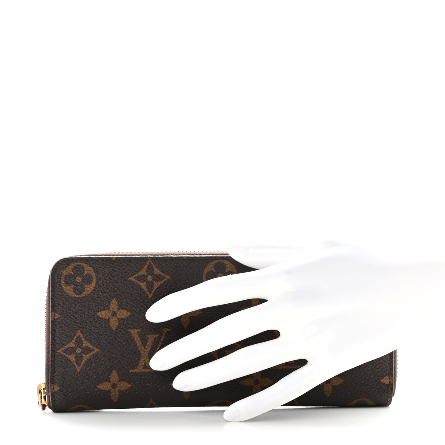 Monogram Clemence Wallet Fuchsia