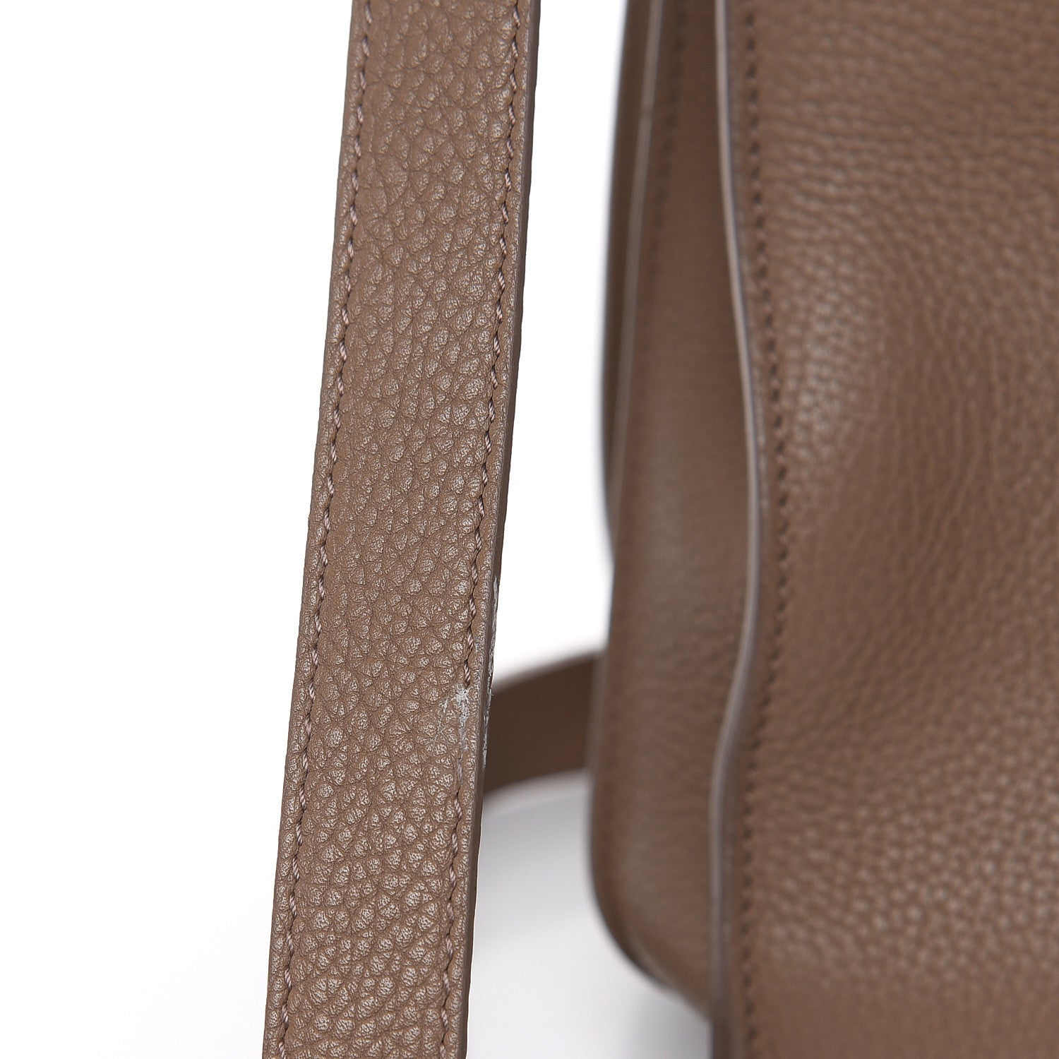 Saint Laurent Grained Calfskin Small Supple Sac De Jour Taupe 13 of 15