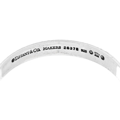 Tiffany Sterling Silver Celtic Makers Mark Bangle Bracelet 3 of 4
