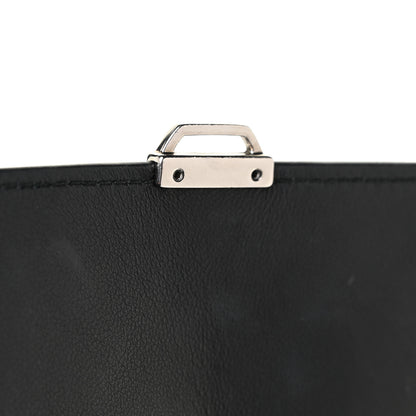 Alexander McQueen Calfskin Grommet Skull Envelope Clutch Black 12 of 16