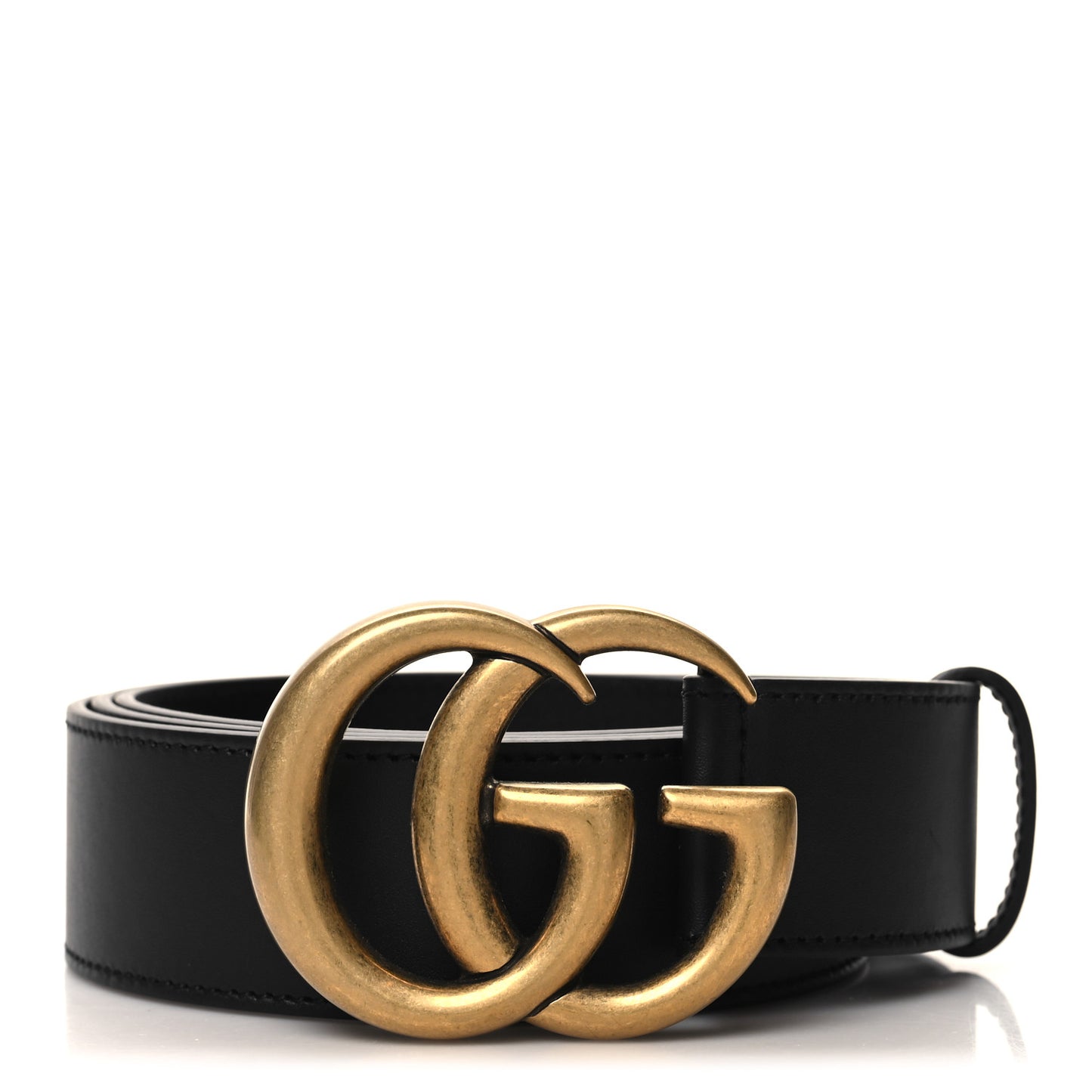 Textured Calfskin Double G 40mm Belt 105 42 Black