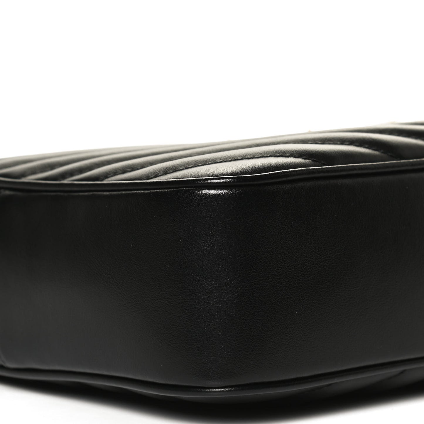 Calfskin Matelasse Monogram Lou Camera Bag Black