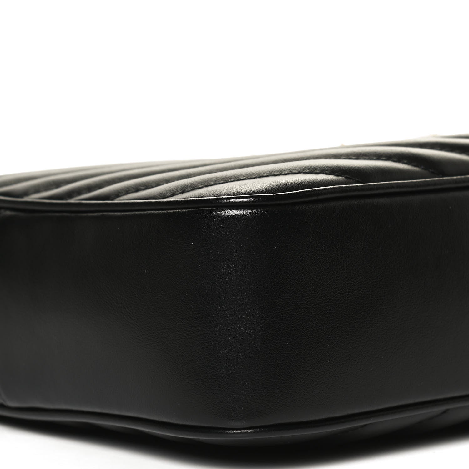 Saint Laurent Calfskin Matelasse Monogram Lou Camera Bag Black 8 of 10