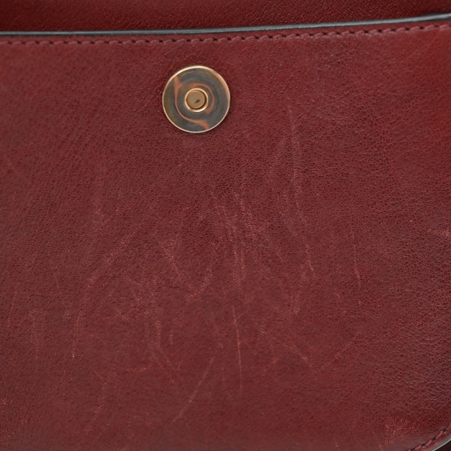 Calfskin Braided Mini Hudson Shoulder Bag Sienna Red