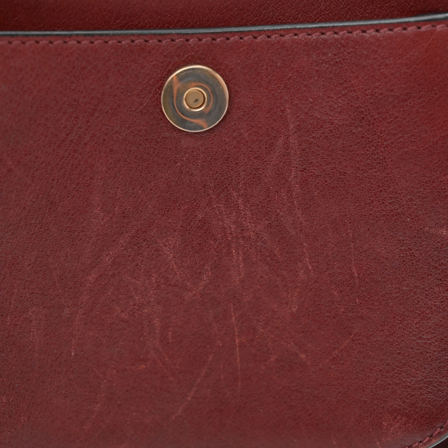 Chloe Calfskin Braided Mini Hudson Shoulder Bag Sienna Red 10 of 10