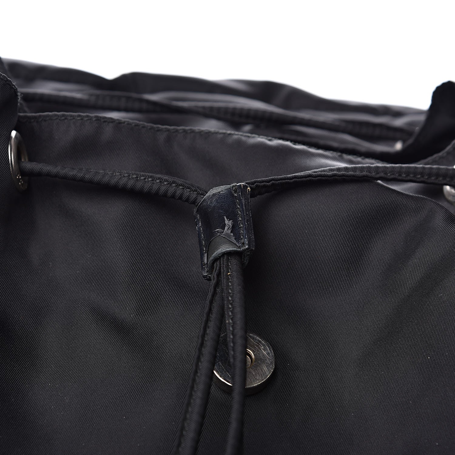Prada Nylon Vela Medium Backpack Black 7 of 12