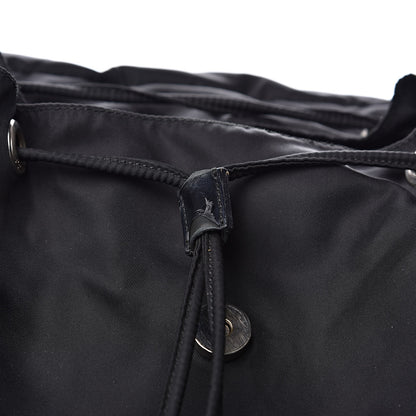 Prada Nylon Vela Medium Backpack Black 7 of 12