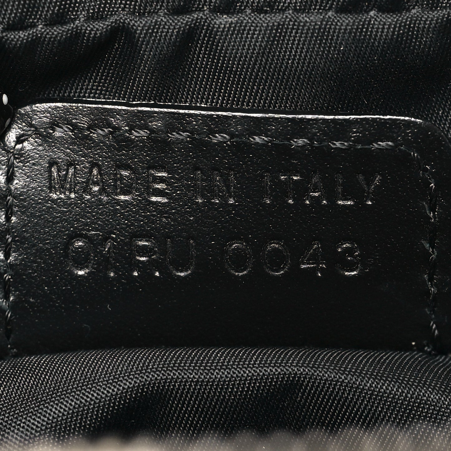 Monogram Messenger Black