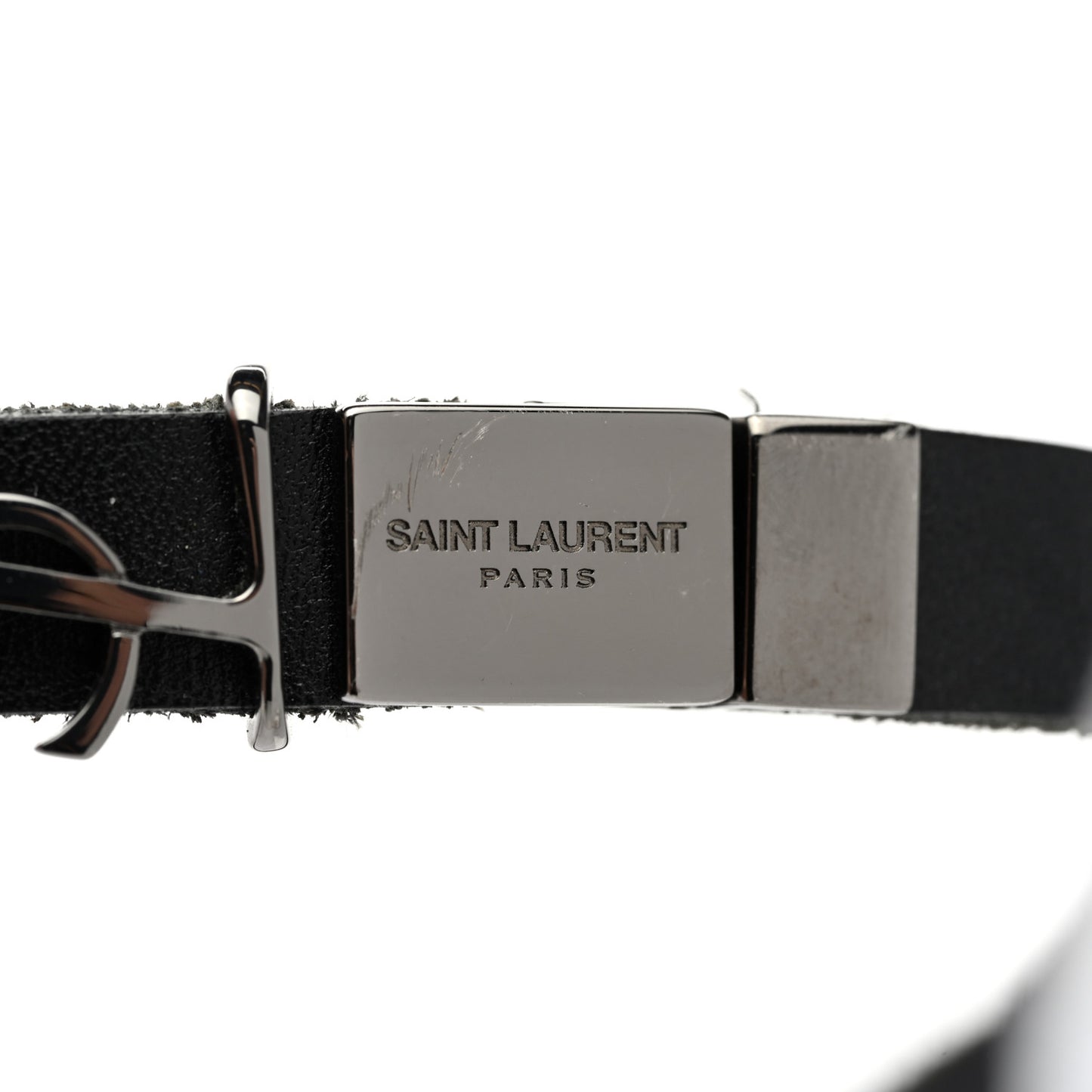 Calfskin Opyum Double Wrap Bracelet Black