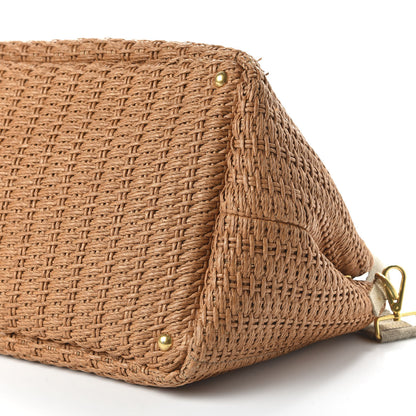 Prada Raffia Canvas Mistolino Tote Naturale 7 of 11