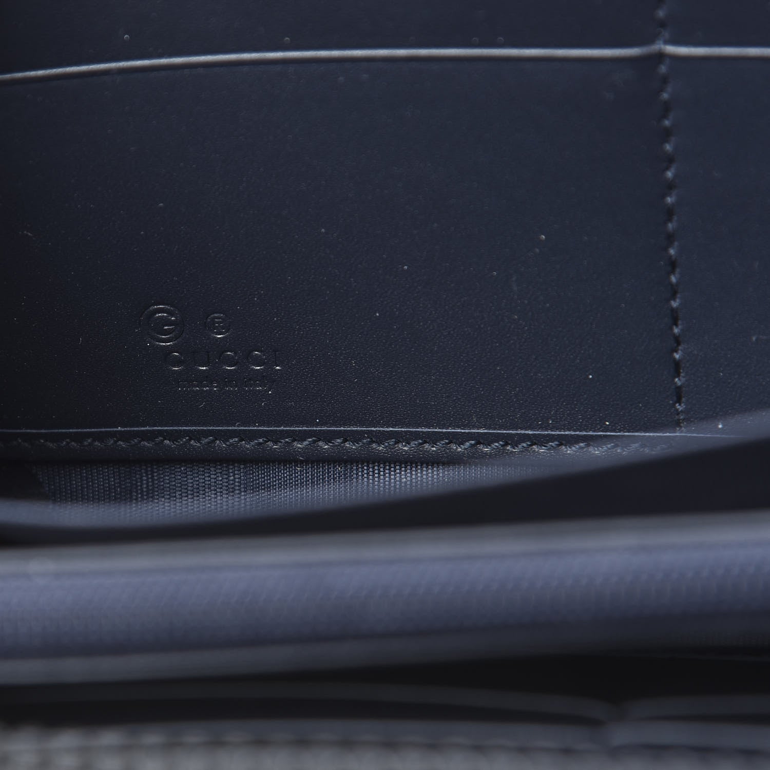 Gucci GG Supreme Monogram Blooms Zip Around Wallet Blue 7 of 8