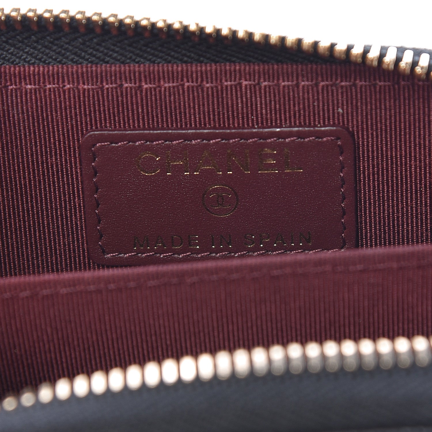 Chanel Caviar Quilted Zip Coin Purse Black 6 of 7