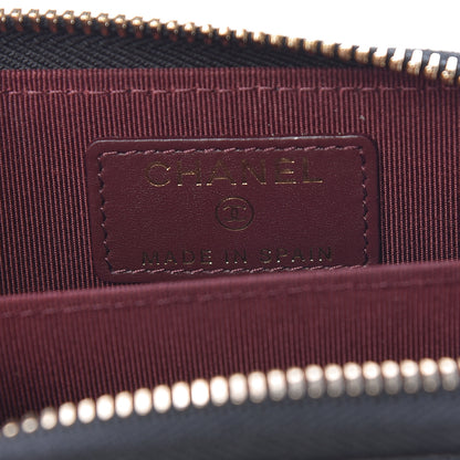 Chanel Caviar Quilted Zip Coin Purse Black 6 of 7