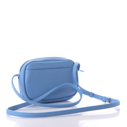 Balenciaga Calfskin Logo XS Everyday Camera Bag Bleu 3 of 9