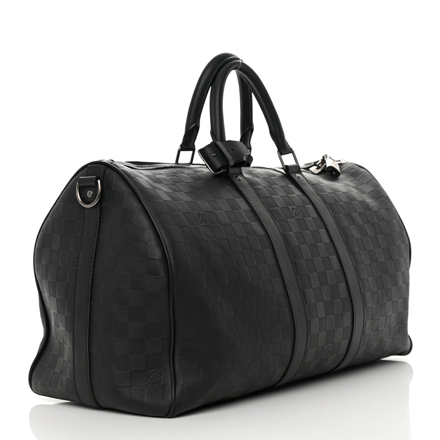 Damier Infini Keepall Bandouliere 45 Onyx