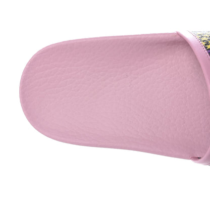 Gucci GG Supreme Monogram Psychedelic Slide Sandals 36 Black Multicolor Sugar Pink 9 of 11