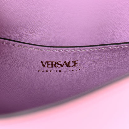Versace Grained Calfskin Small La Medusa Top Handle Bag Pink 6 of 10
