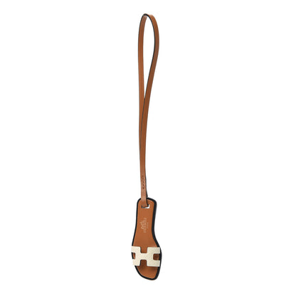 Hermes Epsom Butler Calfskin Hunter Oran Nano Bag Charm Nata 1 of 4