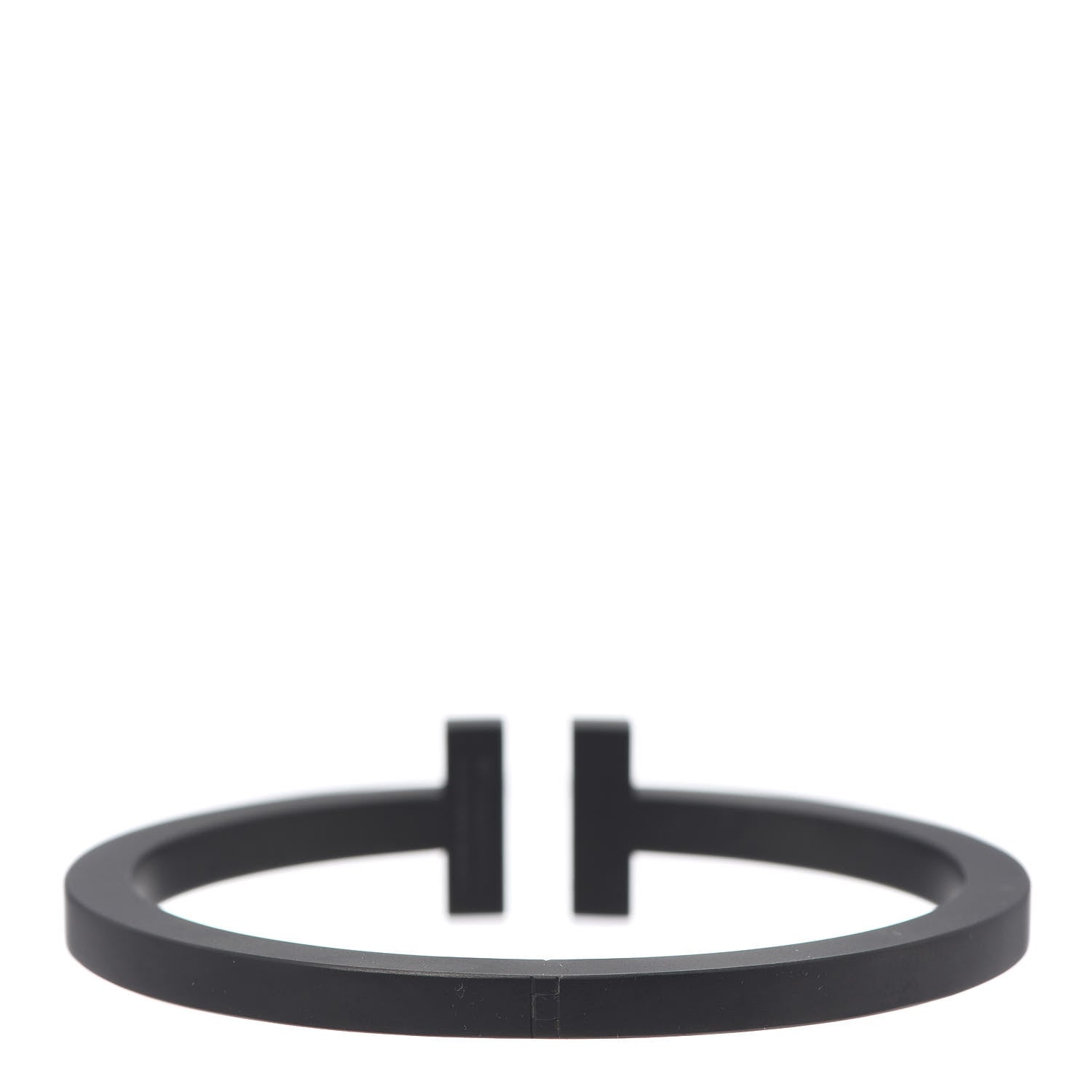 Tiffany Black-Coated Stainless Steel T Square Bracelet 3 of 4