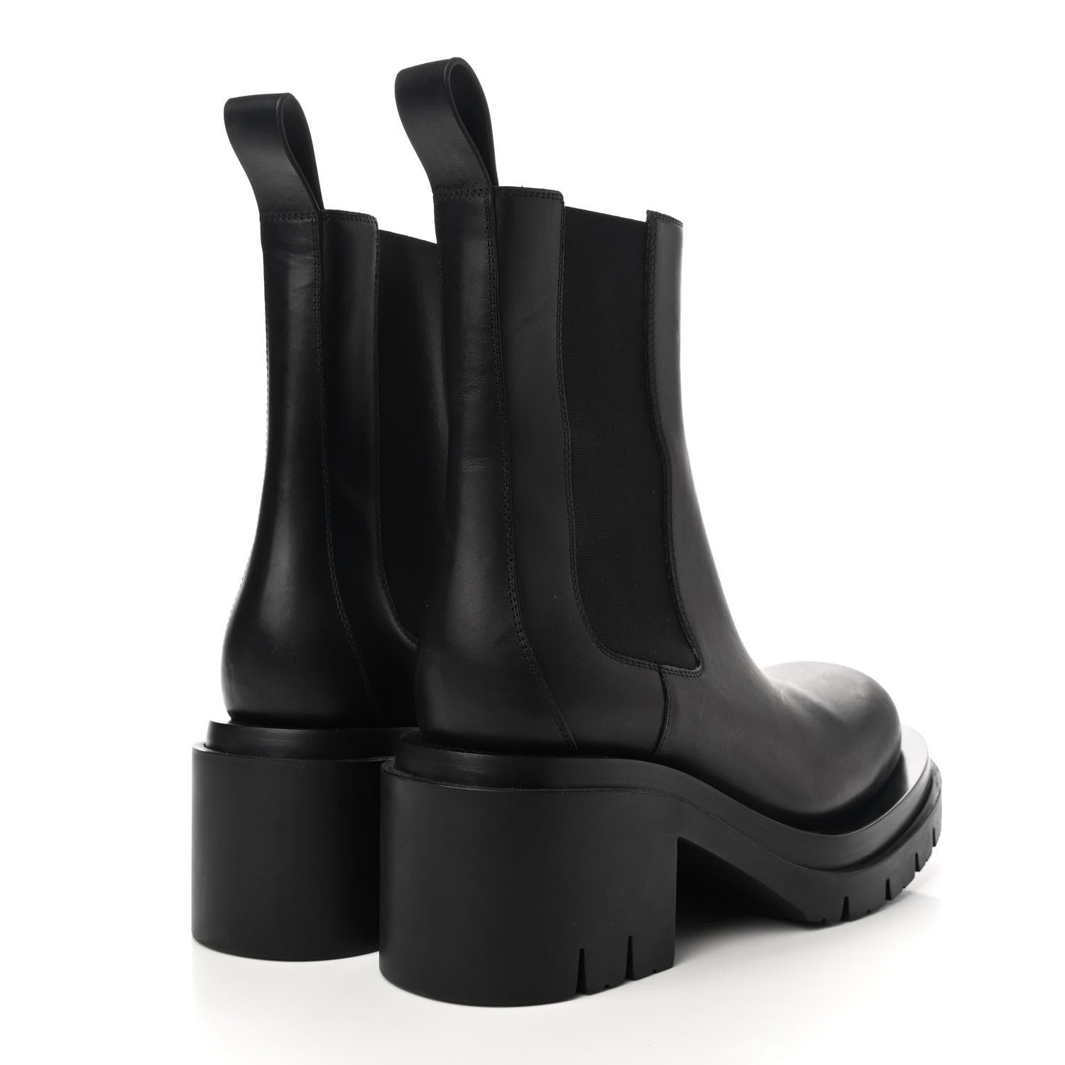 Bottega Veneta Calfskin The Lug Chelsea 30/70mm Ankle Boots 40 Black 4 of 8