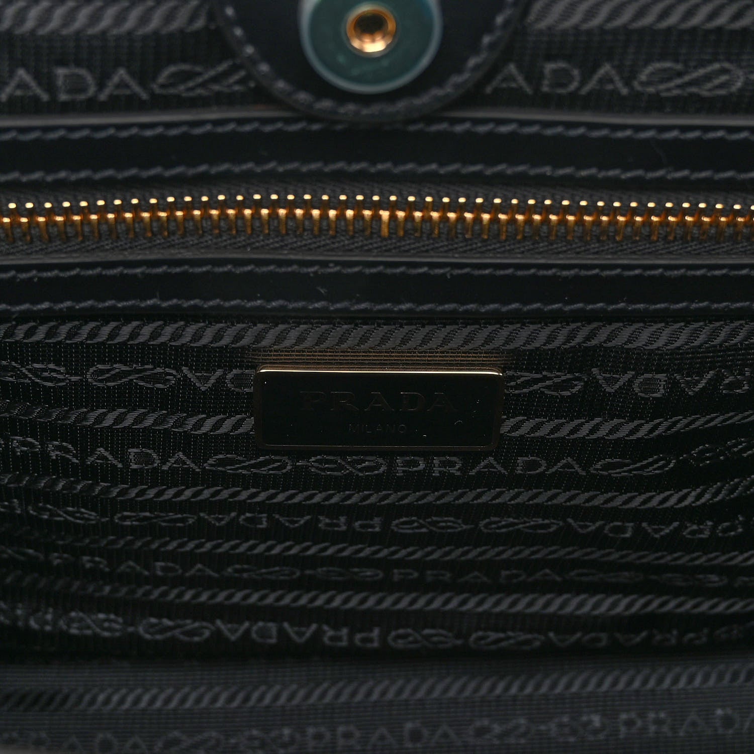 Prada Tessuto Nylon Soft Calf Small Tote Black 6 of 9