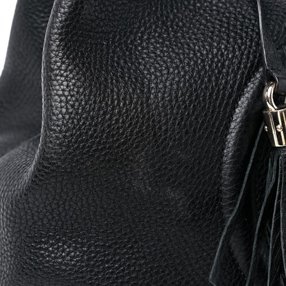 Gucci Pebbled Calfskin Medium Soho Chain Shoulder Bag Black 14 of 15