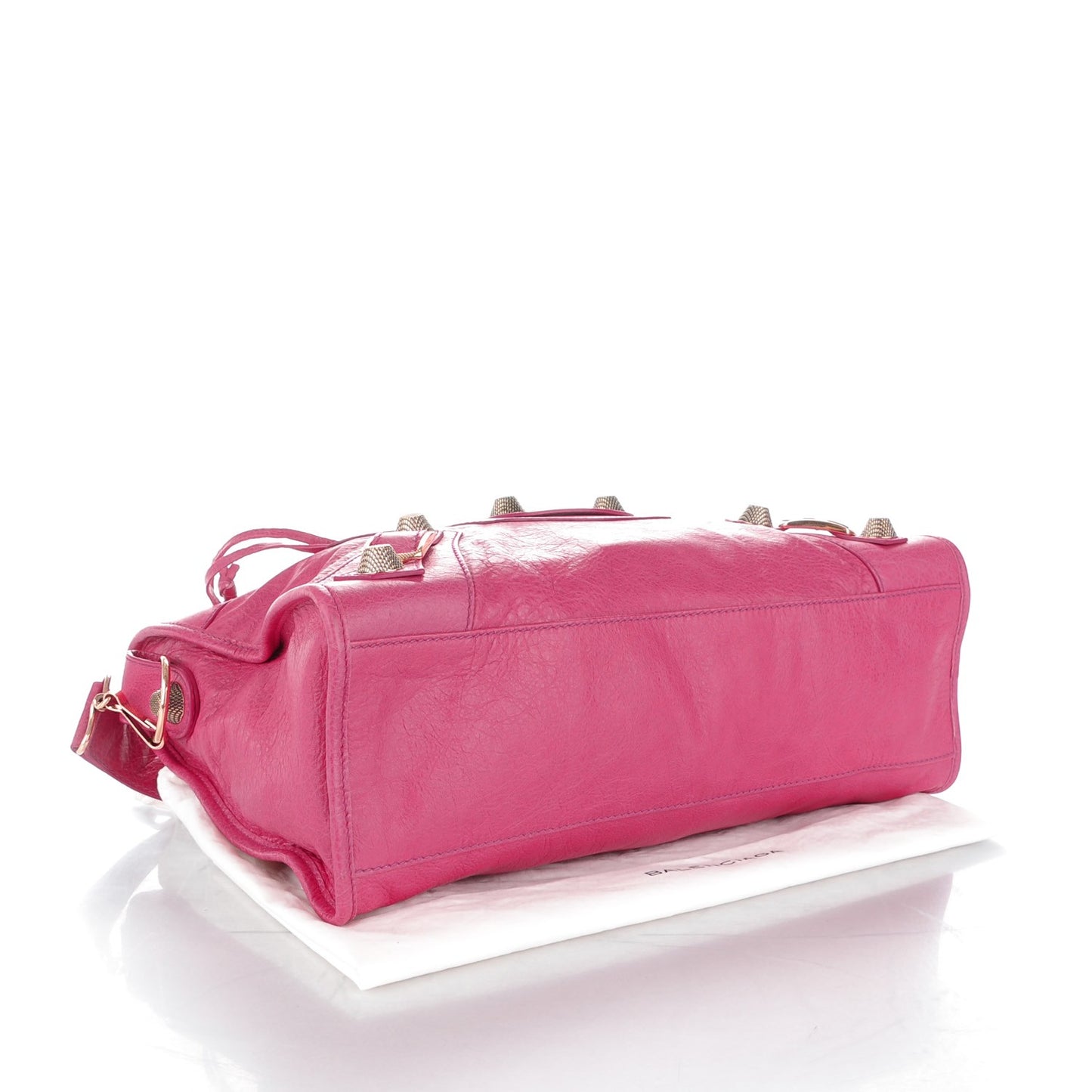 Agneau Giant 21 Rose Gold Hardware City Cyclamen Fucsia