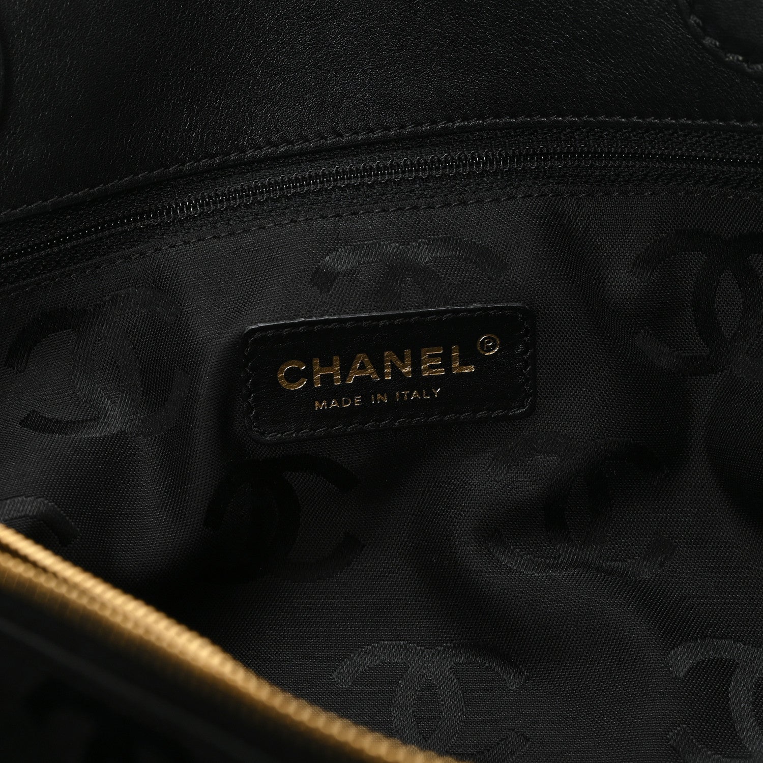 Chanel Straw Raffia Tote Black 6 of 12