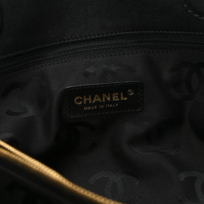 Chanel Straw Raffia Tote Black 6 of 12