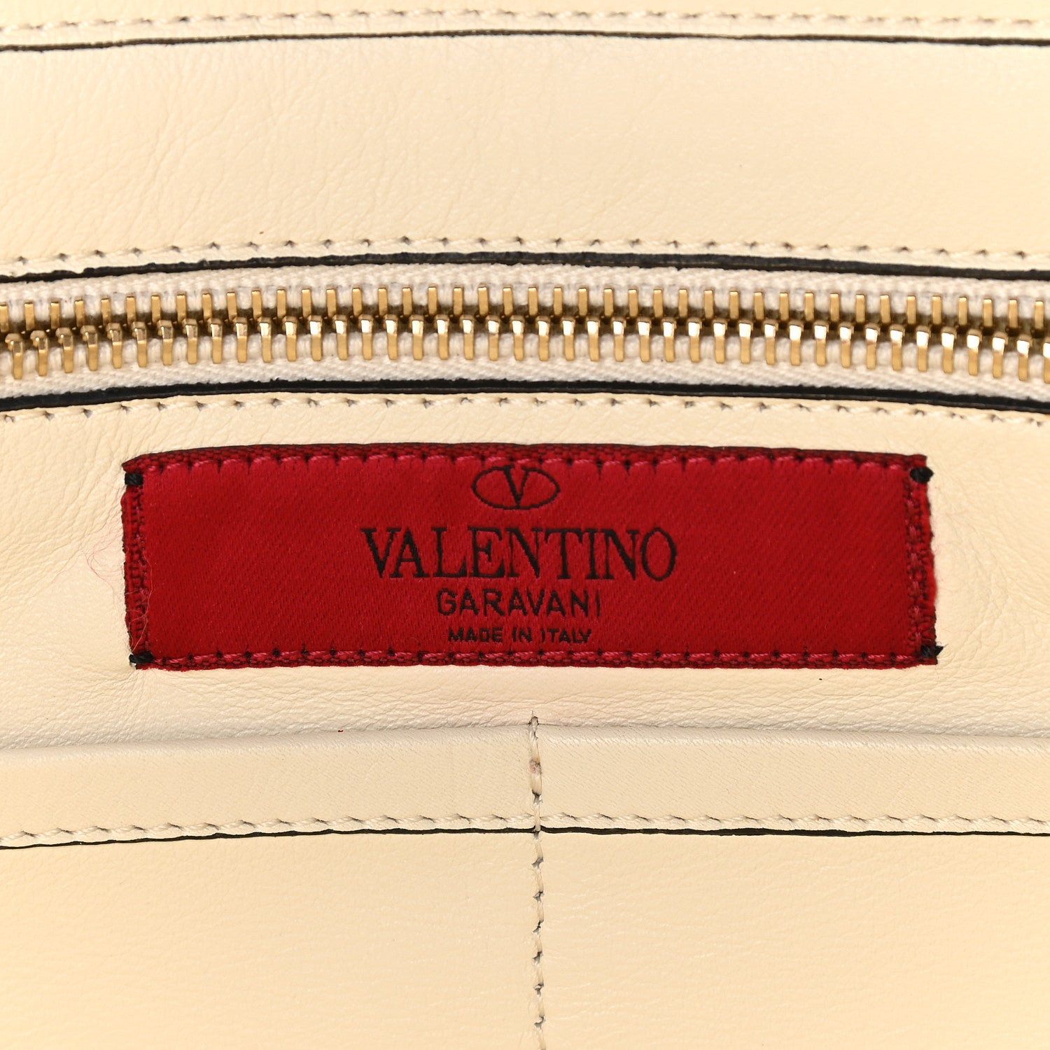 Valentino Garavani Vitello Medium Rockstud All Over Tote White 5 of 10