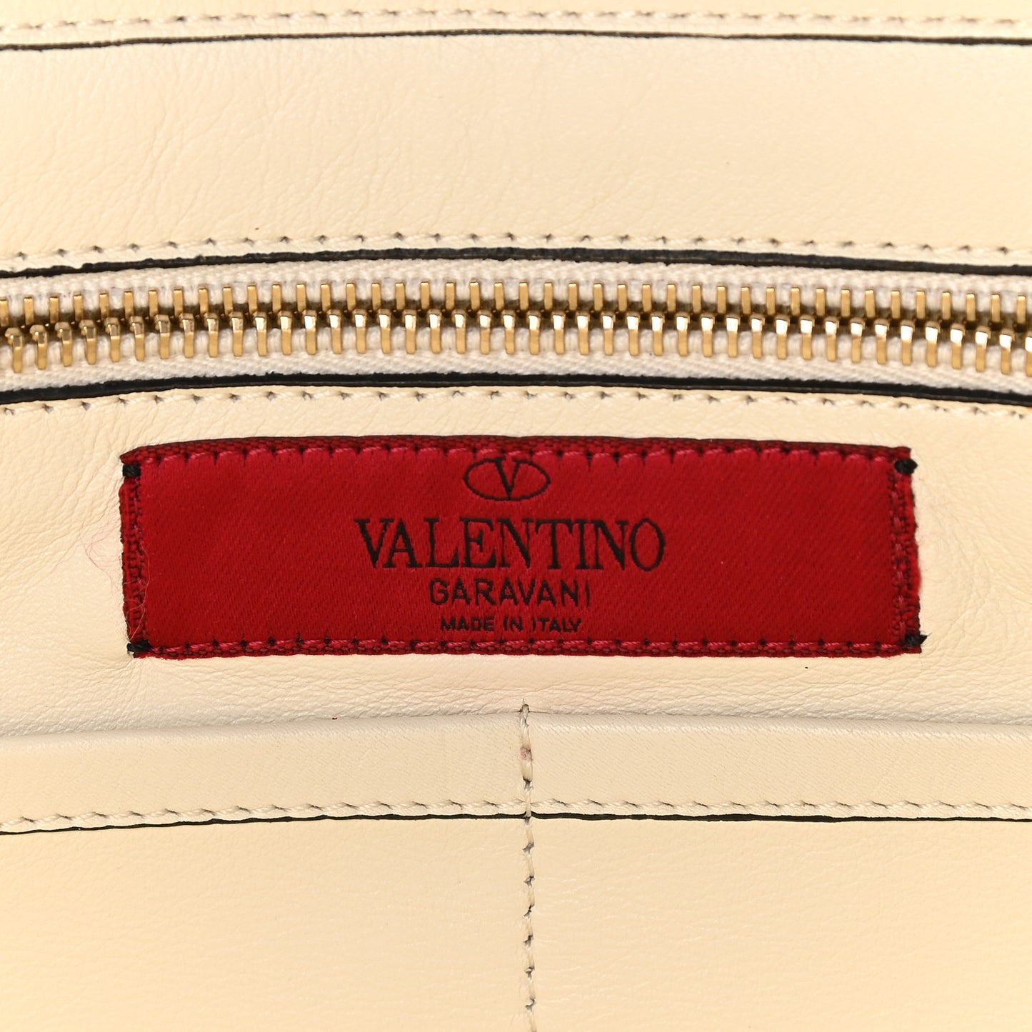 Vitello Medium Rockstud All Over Tote White