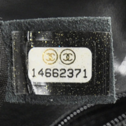 Chanel Lambskin Half Moon Wallet On Chain Bag Black 9 of 11