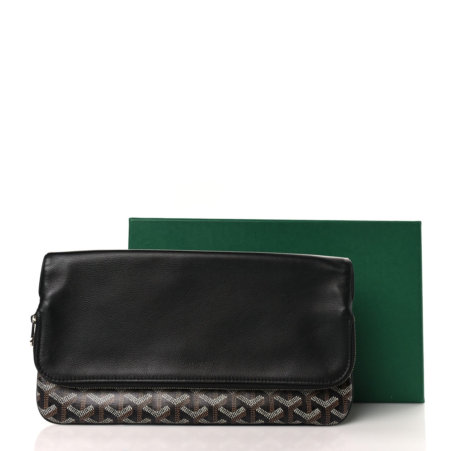 Goyardine Sainte Marie Soft Clutch Black
