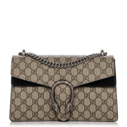 Gucci GG Supreme Monogram Small Dionysus Shoulder Bag Black 1 of 6