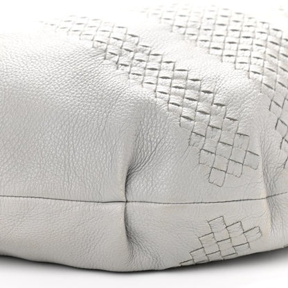 Bottega Veneta Cervo Deerskin Intrecciato Hobo Light Grey 8 of 10