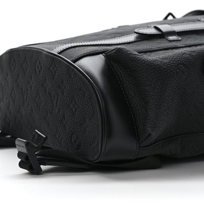 Louis Vuitton Taurillon Monogram Christopher MM Backpack Black 8 of 8