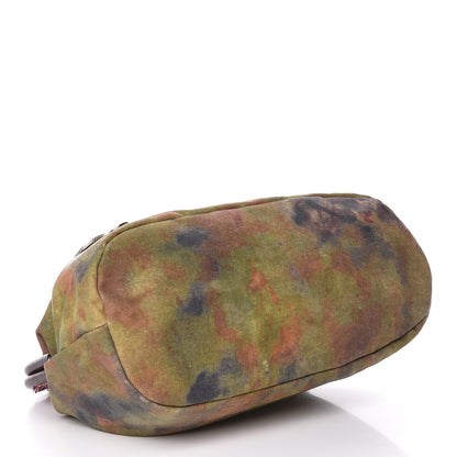 Chanel Washed Toile Graffiti On The Pavements Bowler Khaki Multicolor 4 of 19