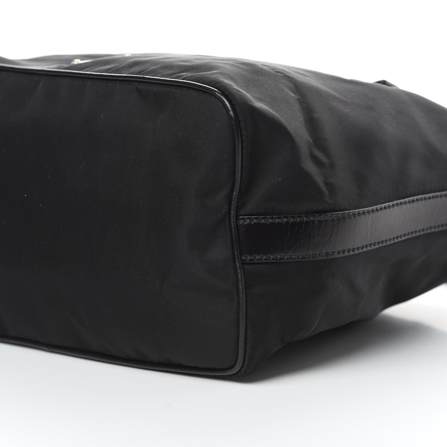 Tessuto Nylon Vitello Hobo Black