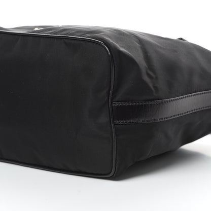 Prada Tessuto Nylon Vitello Hobo Black 10 of 10