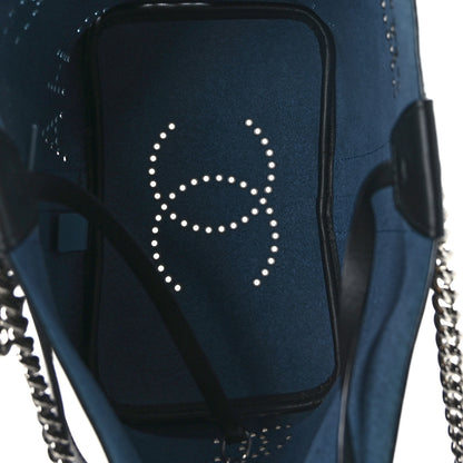 Chanel Calfskin Tweed Small Piercing Light Bucket Bag Black 6 of 10