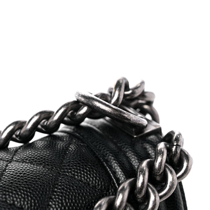 Chanel Caviar Quilted Small Boy Flap Black 13 of 13