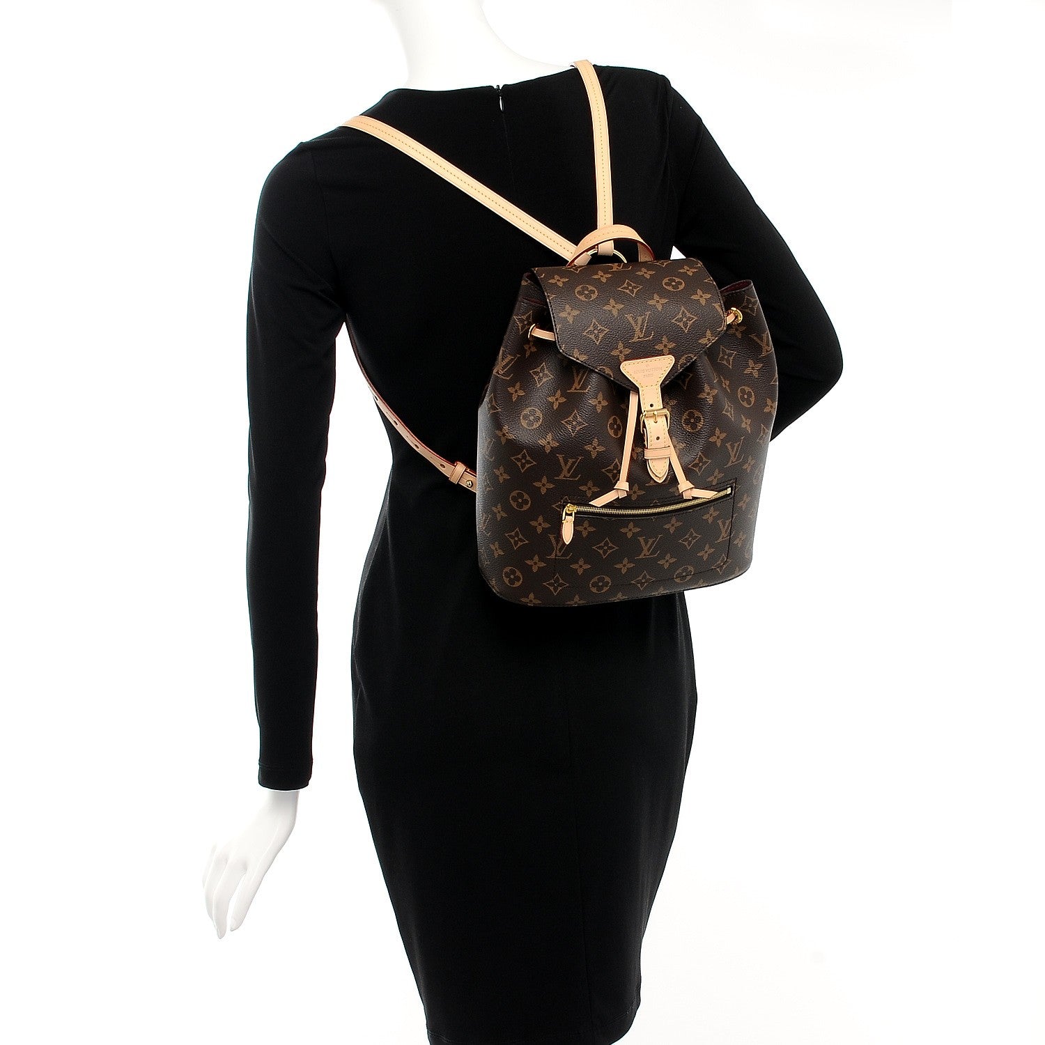 Louis Vuitton Monogram Montsouris NM Backpack 2 of 7