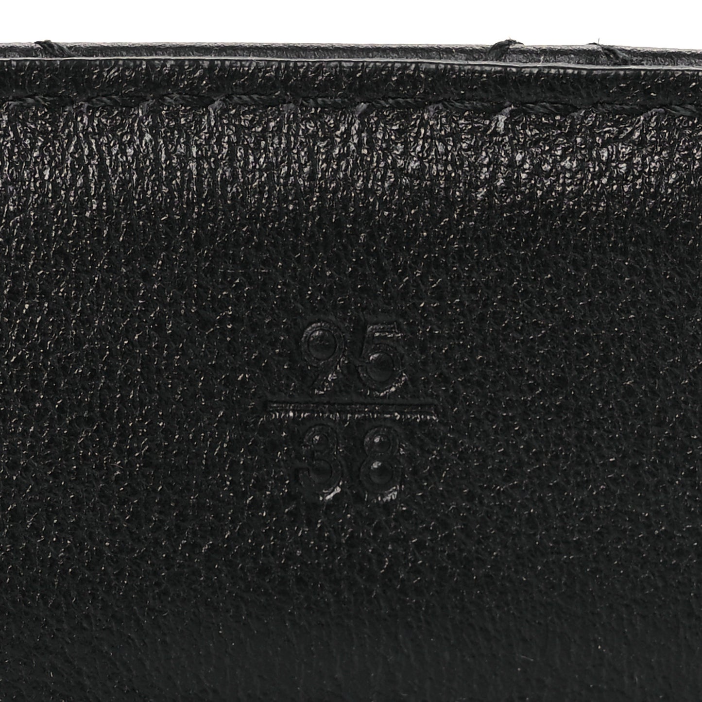 Lambskin Quilted CC Chain Belt 95 38 Black