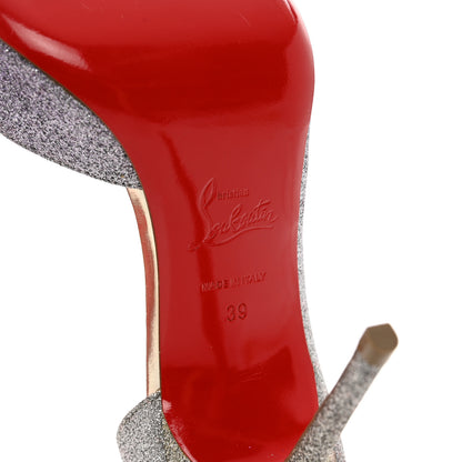 Christian Louboutin Mini Glitter Degrade Specchio Iriza 100 Pumps 39 Drage Light Gold 6 of 9